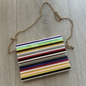 Like Dreams clutch Rainbow purse